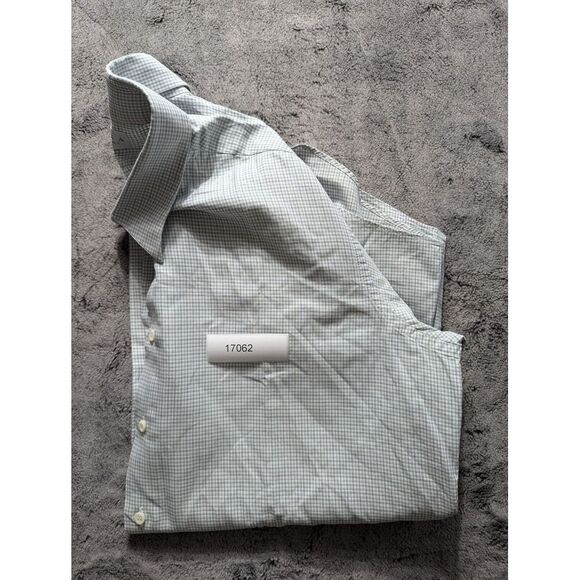 Sulka Long Sleeve Button Up Shirt Men's Size 16 1/2 35 - Picture 12 of 12